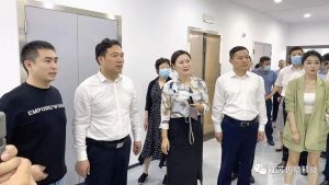 领导关怀丨崇川区区委书记胡拥军，区长杨万平，以及区各委办局领导莅临我司调研指导